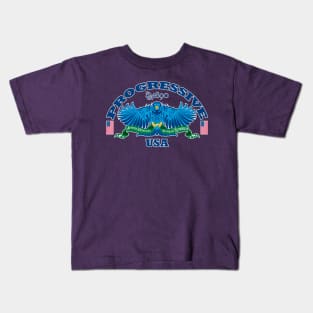 Progressive Bluebird of Happiness Kids T-Shirt